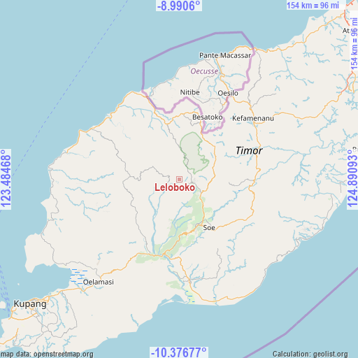 Leloboko on map