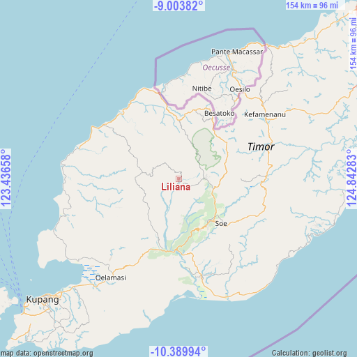Liliana on map