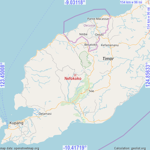 Nefokoko on map