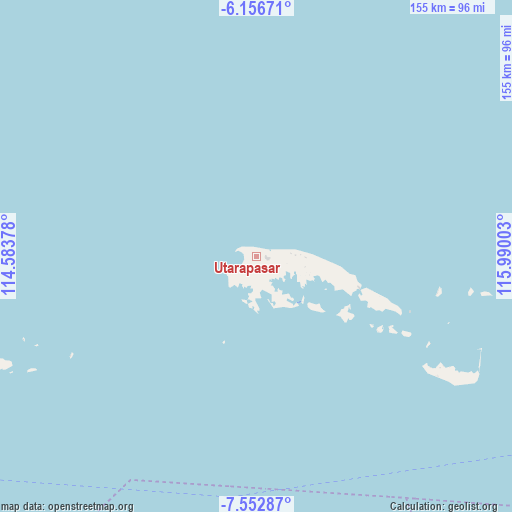 Utarapasar on map
