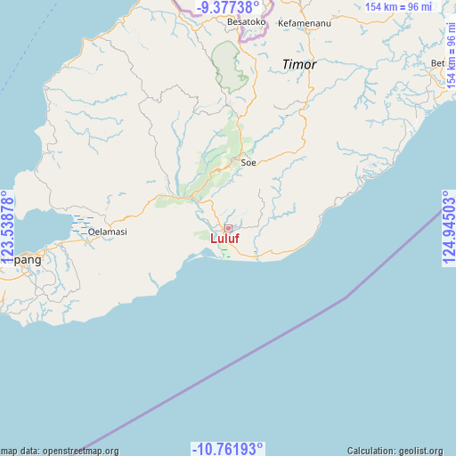 Luluf on map