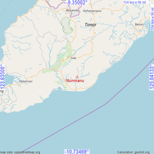 Nunmanu on map
