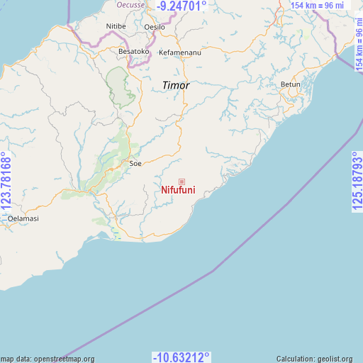 Nifufuni on map
