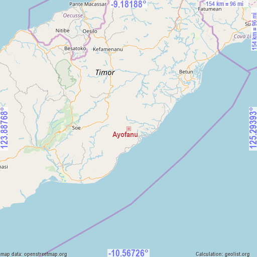 Ayofanu on map