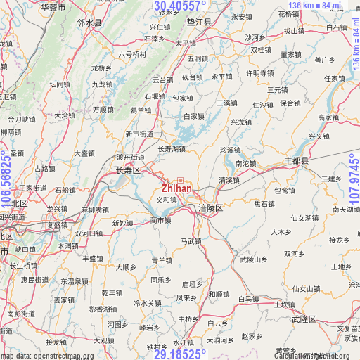 Zhihan on map