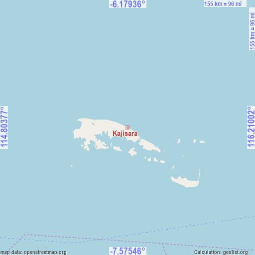 Kajisara on map