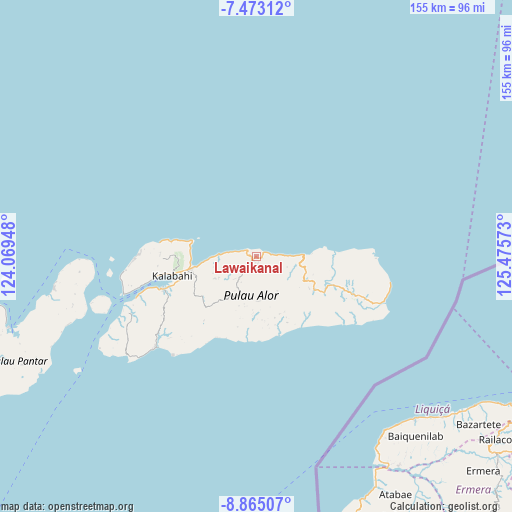 Lawaikanal on map