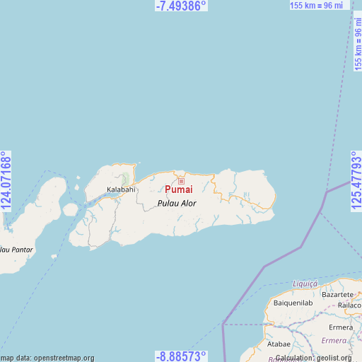 Pumai on map