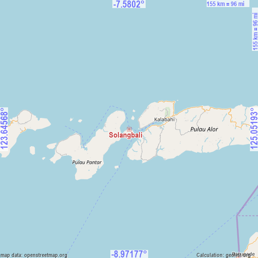 Solangbali on map