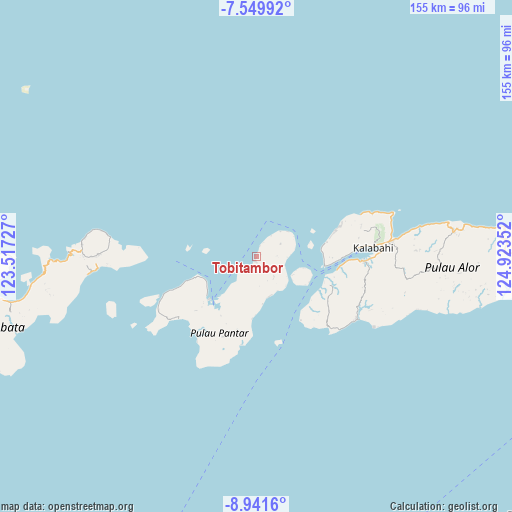 Tobitambor on map
