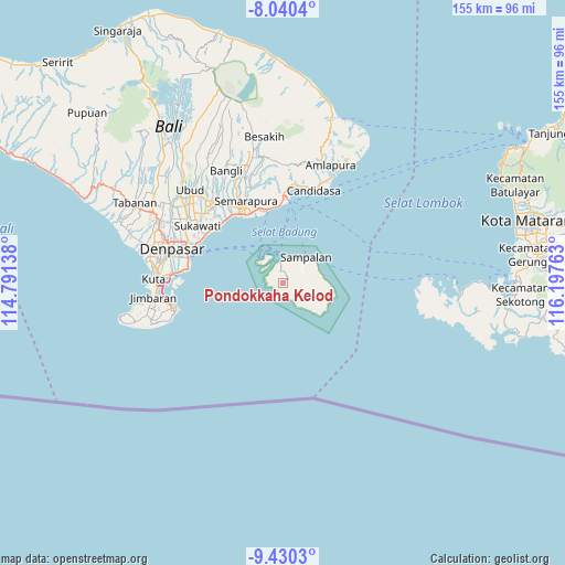 Pondokkaha Kelod on map