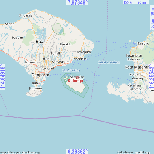 Kutampi on map