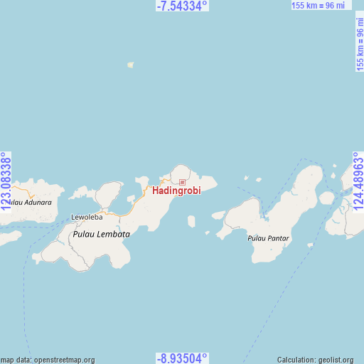 Hadingrobi on map