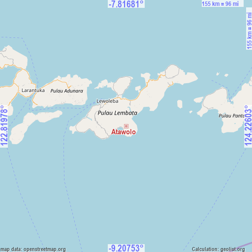 Atawolo on map