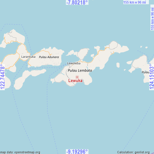 Lewuka on map