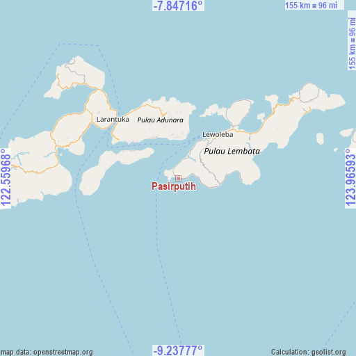 Pasirputih on map