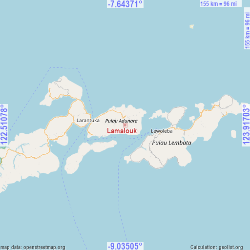 Lamalouk on map