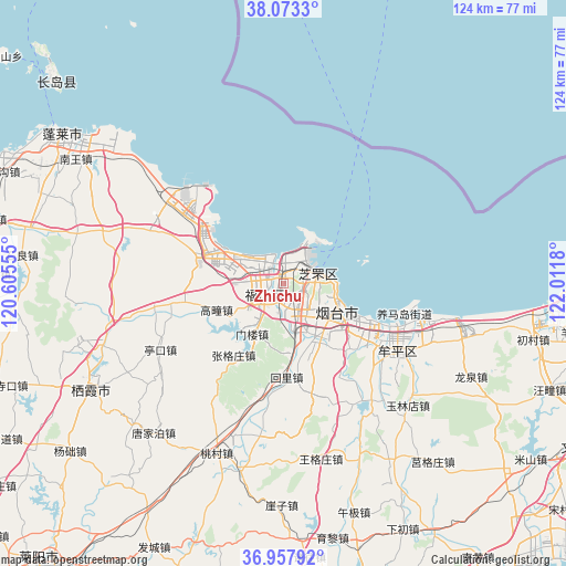 Zhichu on map