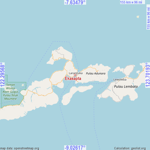 Ekasapta on map