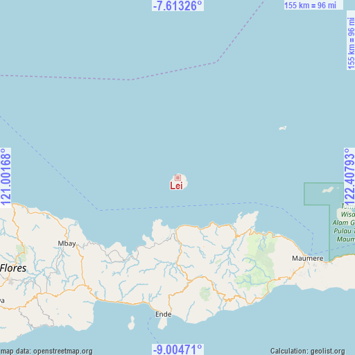 Lei on map