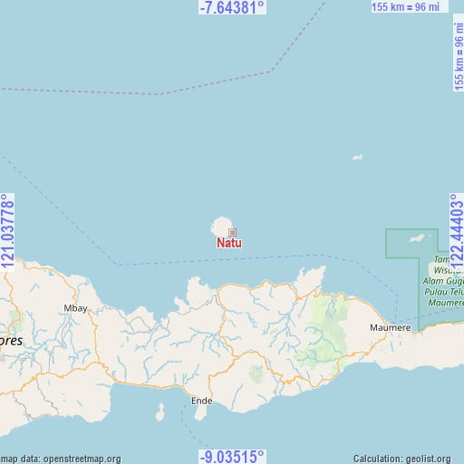 Natu on map