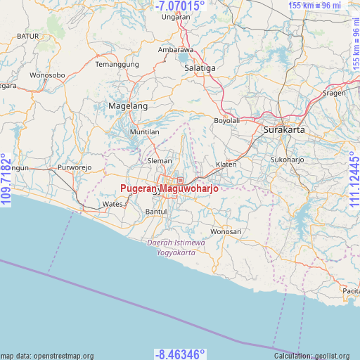 Pugeran Maguwoharjo on map