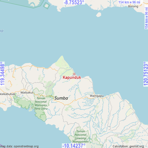 Kapunduk on map