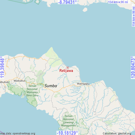 Retijawa on map