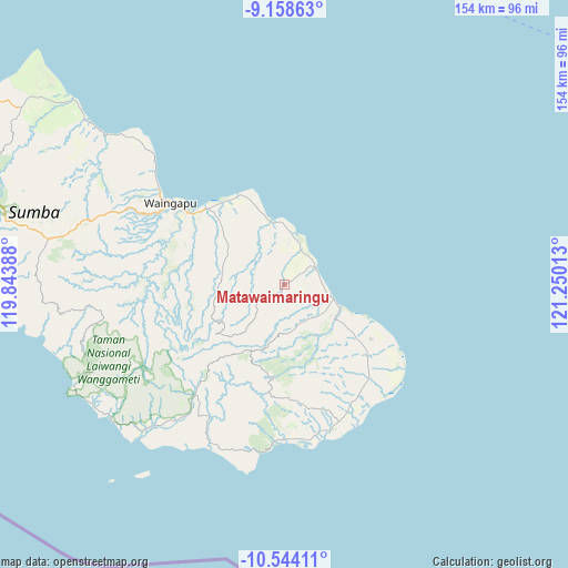 Matawaimaringu on map