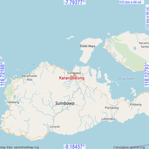 Karangbalong on map