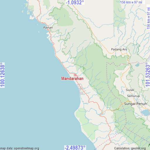 Mandarahan on map