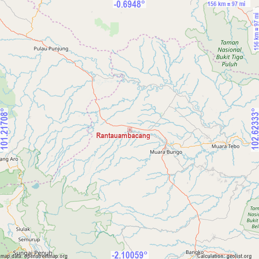 Rantauambacang on map