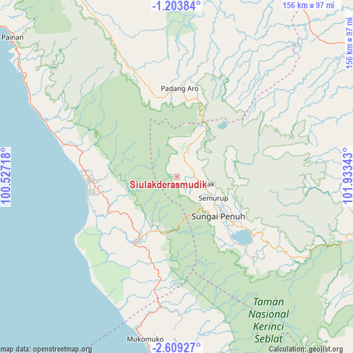 Siulakderasmudik on map