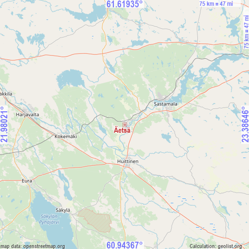 Äetsä on map