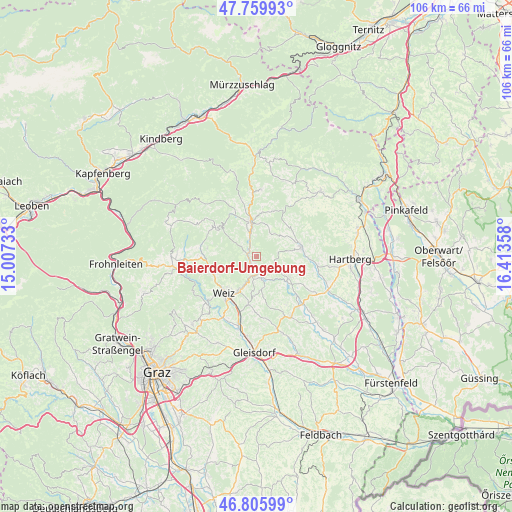 Baierdorf-Umgebung on map