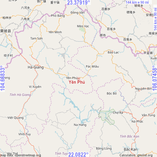 Yên Phú on map