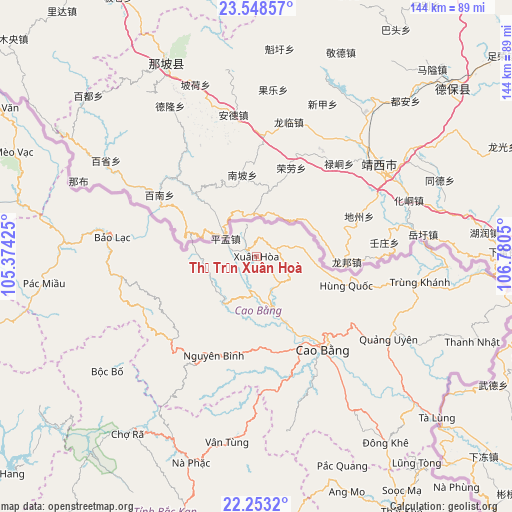 Thị Trấn Xuân Hoà on map