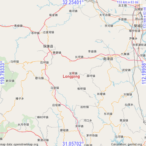 Longping on map