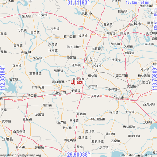 Lijiazui on map