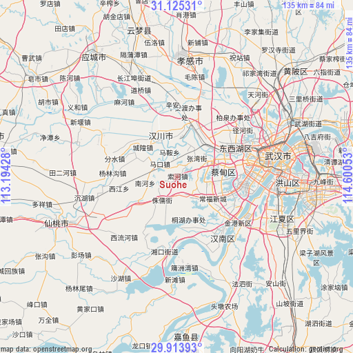 Suohe on map