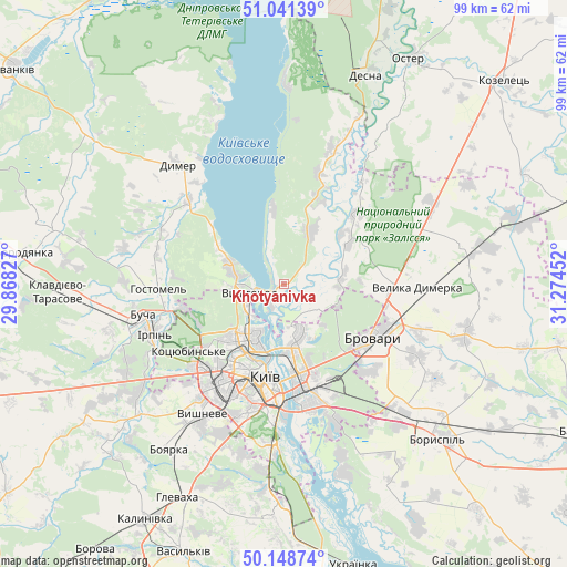 Khotyanivka on map