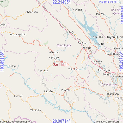 Sơn Thịnh on map
