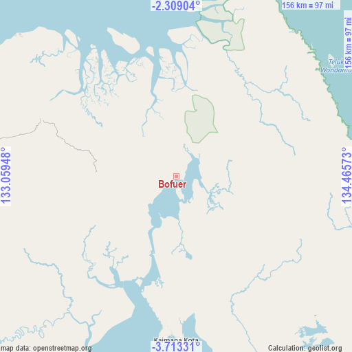 Bofuer on map