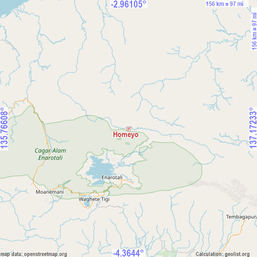 Homeyo on map