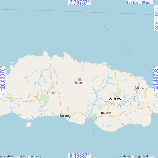 Nao on map