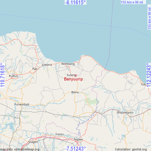 Banyuurip on map