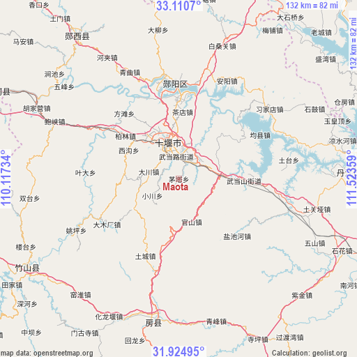 Maota on map