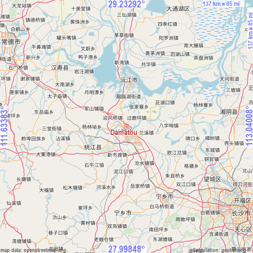 Damatou on map