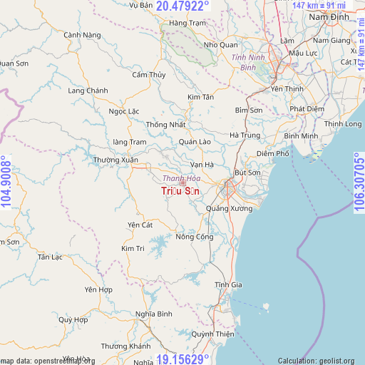 Triệu Sơn on map