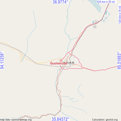 Guolemude on map